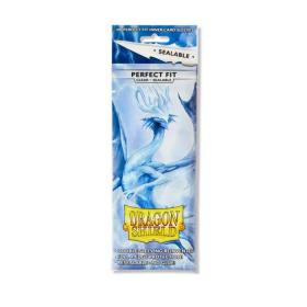 DRAGON SHIELD 100 PROTEGE-CARTES PERFECT FIT STANDARD REFERMABLE TRANSPARENT