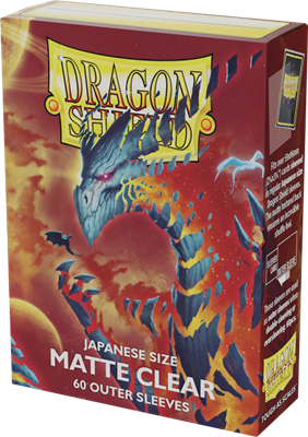 DRAGON SHIELD - 60 PROTEGE-CARTES MINI OUTER MAT - TRANSPARENT