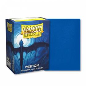 DRAGON SHIELD - 100 PROTEGE-CARTES STANDARD DUAL MAT - WISDOM