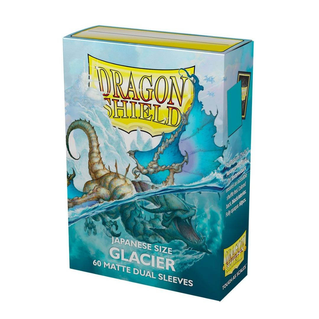 DRAGON SHIELD - 60 PROTEGE-CARTES MINI DUAL MAT - GLACIER