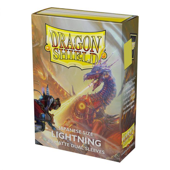 DRAGON SHIELD - 60 PROTEGE-CARTES MINI DUAL MAT - LIGHTNING