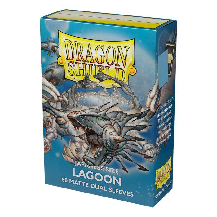 DRAGON SHIELD - 60 PROTEGE-CARTES MINI DUAL MAT - LAGOON