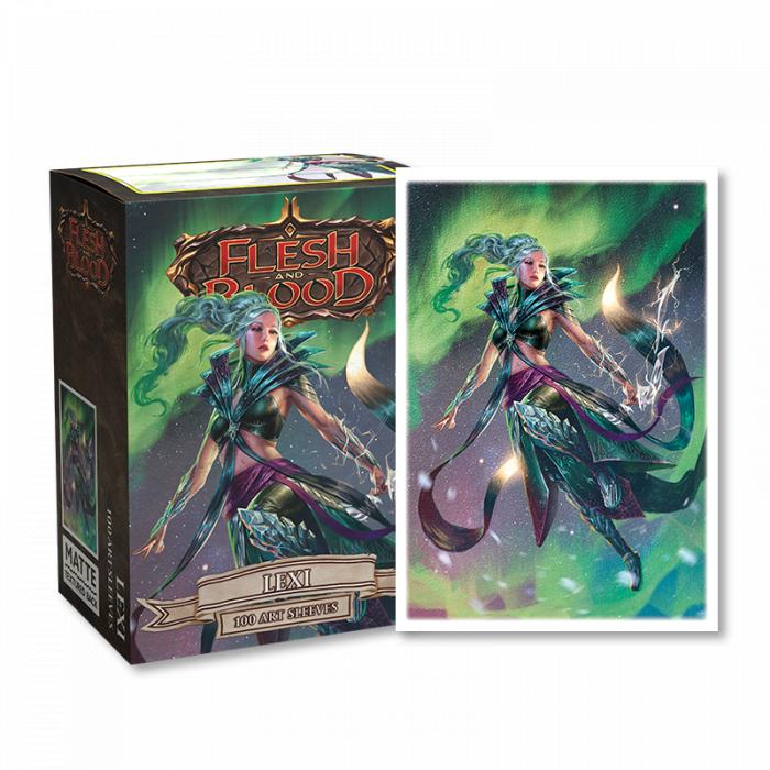 DRAGON SHIELD - 100 PROTEGE-CARTES STANDARD ART - FLESH AND BLOOD "LEXI"