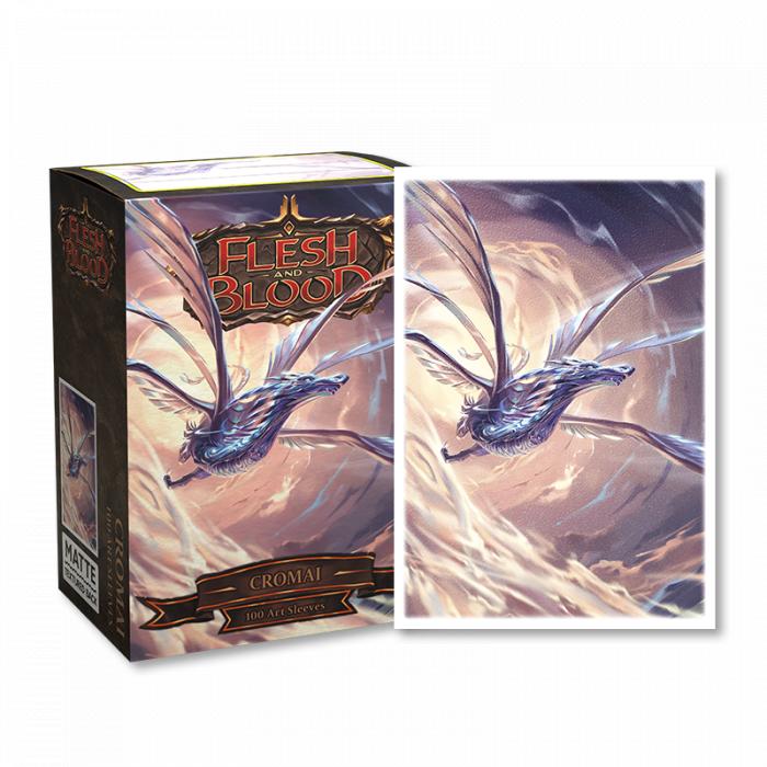 DRAGON SHIELD - 100 PROTEGE-CARTES STANDARD ART - FLESH AND BLOOD "CROMAI"