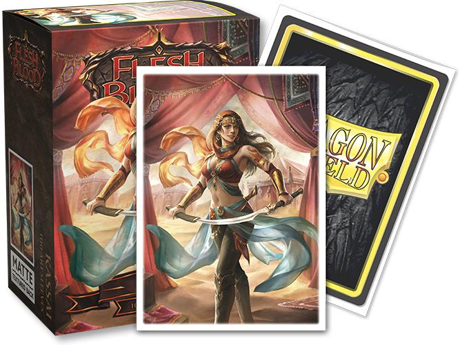 DRAGON SHIELD - 100 PROTÈGE-CARTES STANDARD ART - FLESH AND BLOOD KASSAI