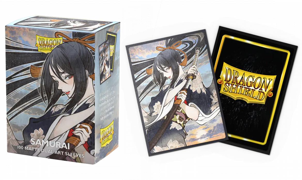 DRAGON SHIELD - 100 SLEEVES STANDARD ART DUAL - SAMURAI