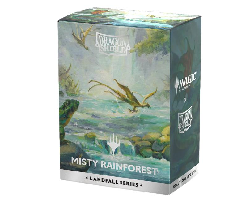 DRAGON SHIELD - SLEEVES STANDART ART DUAL - MISTY RAIN FOREST