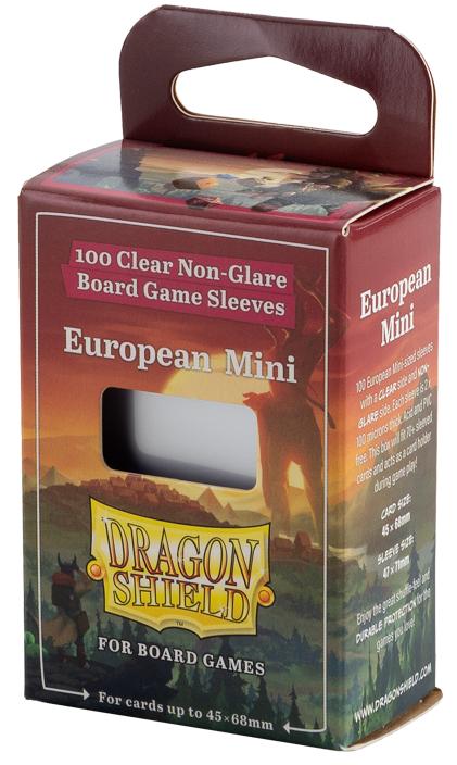 DRAGON SHIELD - 100 SLEEVES ANTI REFLETS EUROPEAN MINI 45X68