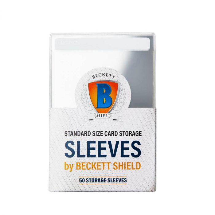 BECKETT SHIELD - 50 PROTEGE-CARTES DE RANGEMENT - STANDARD