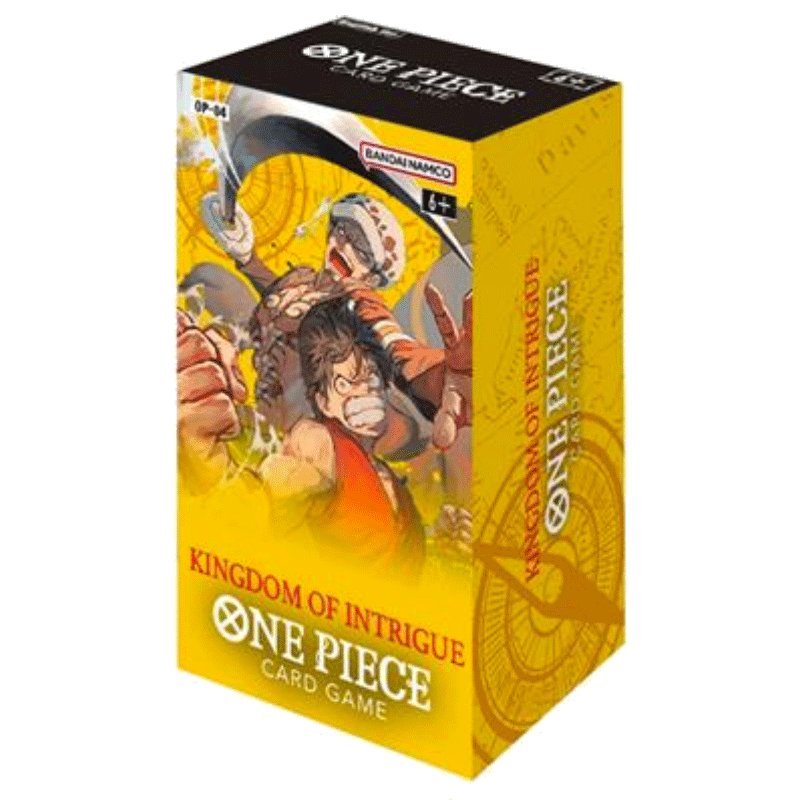 ONE PIECE JCC OP04 - DP01 DOUBLE PACK SET KINGDOMS OF INTRIGUE