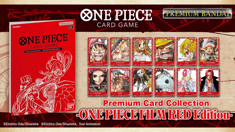 ONE PIECE JCC PCC02 - PREMIUM CARD COLLECTION - FILM RED EDITION