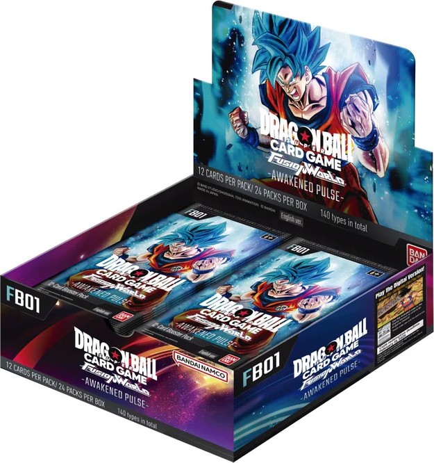 DRAGON BALL JCC - FB01 FUSION WORLD DISPLAY DE 24 BOOSTERS AWAKENED PULSE (EN)