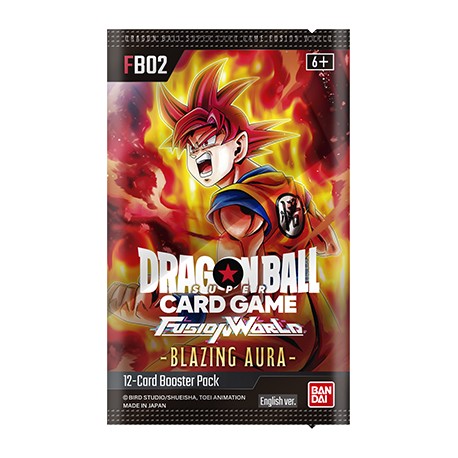DRAGON BALL JCC - FB02 FUSION WORLD BOOSTER BLAZING AURA (EN)