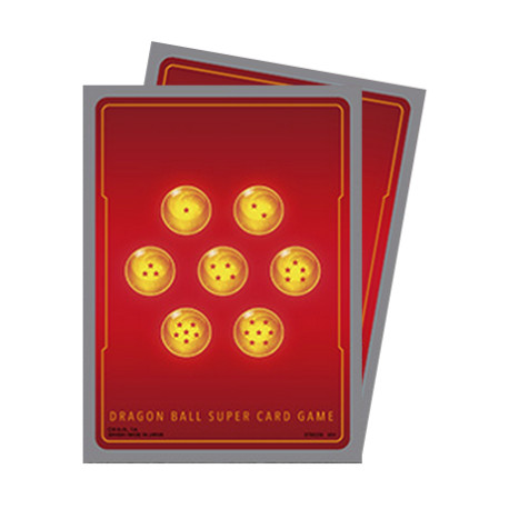 DBS FUSION WORLD - SLEEVE DRAGON BALL RED STANDARD SIZE