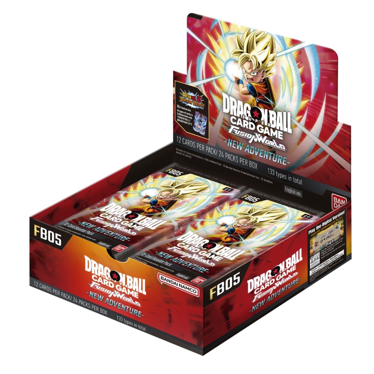 DRAGON BALL SUPER CG FUSION WORLD - DISPLAY DE 24 BOOSTERS - FB05 NEW ADVENTURE EN