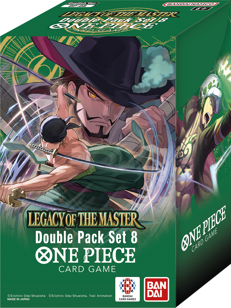ONE PIECE CG [EN] DP08 - DISPLAY DE 8 DOUBLE PACK SET OP12 - LEGACY OF THE MASTER