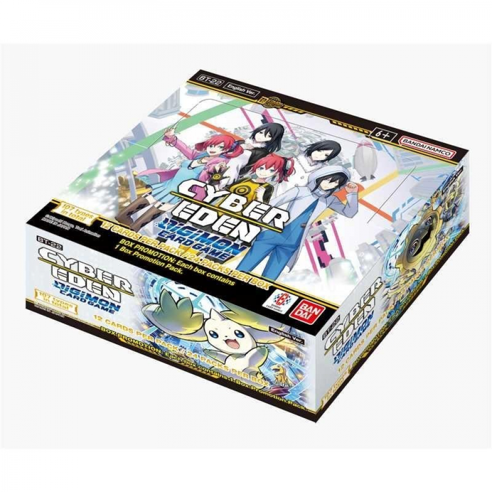 DIGIMON CG BT22 - DISPLAY DE 24 BOOSTERS CYBER EDEN EN