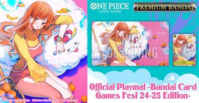 ONE PIECE CG - PLAYMAT ZEUZ & CARTE BANDAI FEST 24-25 EDITION