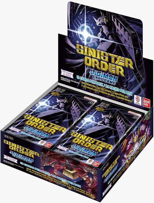 DIGIMON CARD GAME [EN] EX10 - DISPLAY DE 24 BOOSTERS - SINISTER ORDER