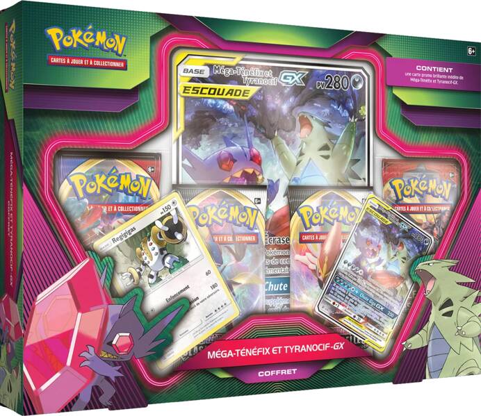 POKÉMON JCC - COFFRET MÉGA-TÉNÉFIX ET TYRANOCIF-GX FR