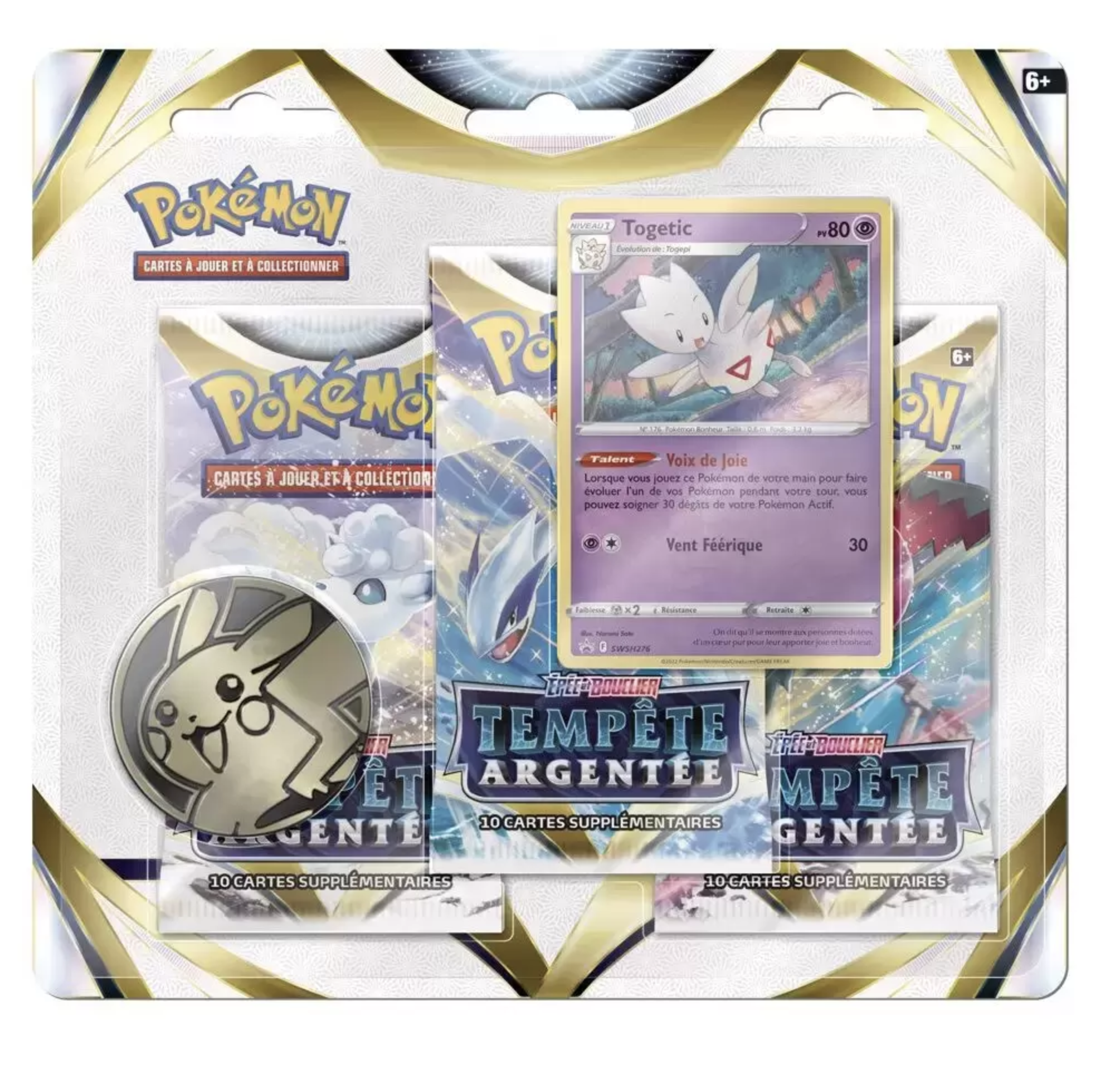 POKEMON JCC EB12 TRIPACK TEMPETE ARGENTEE