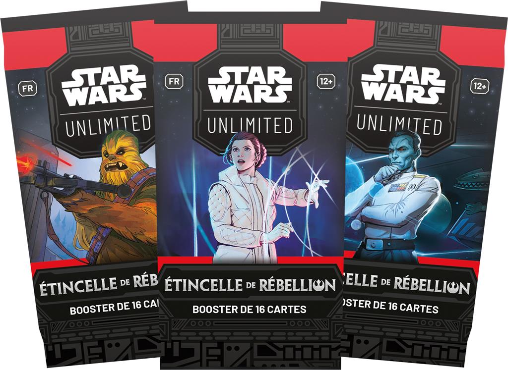STAR WARS UNLIMITED JCC - BOOSTER ETINCELLE DE REBELLION (16 CARTES) FR