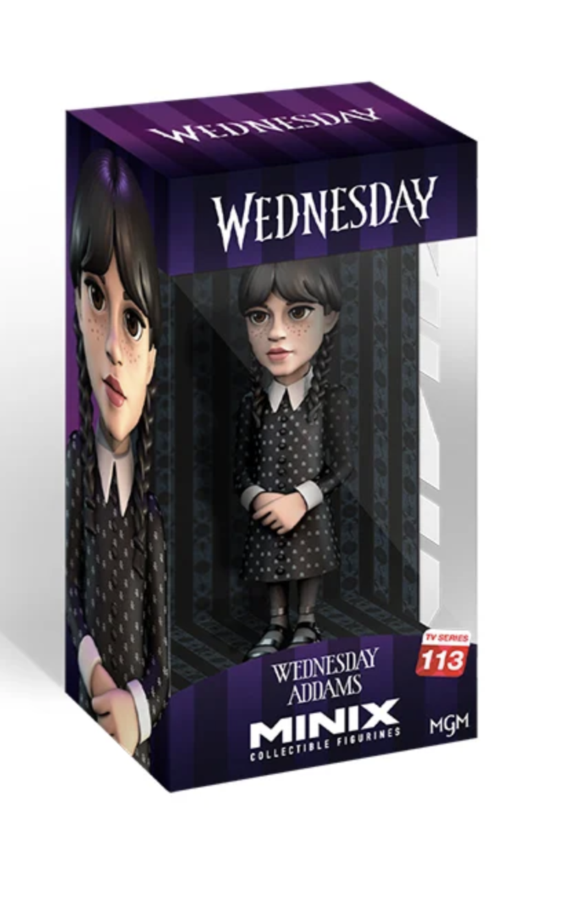 Bulle en Stock - FIGURINE MINNIX MERCREDI ADDAMS