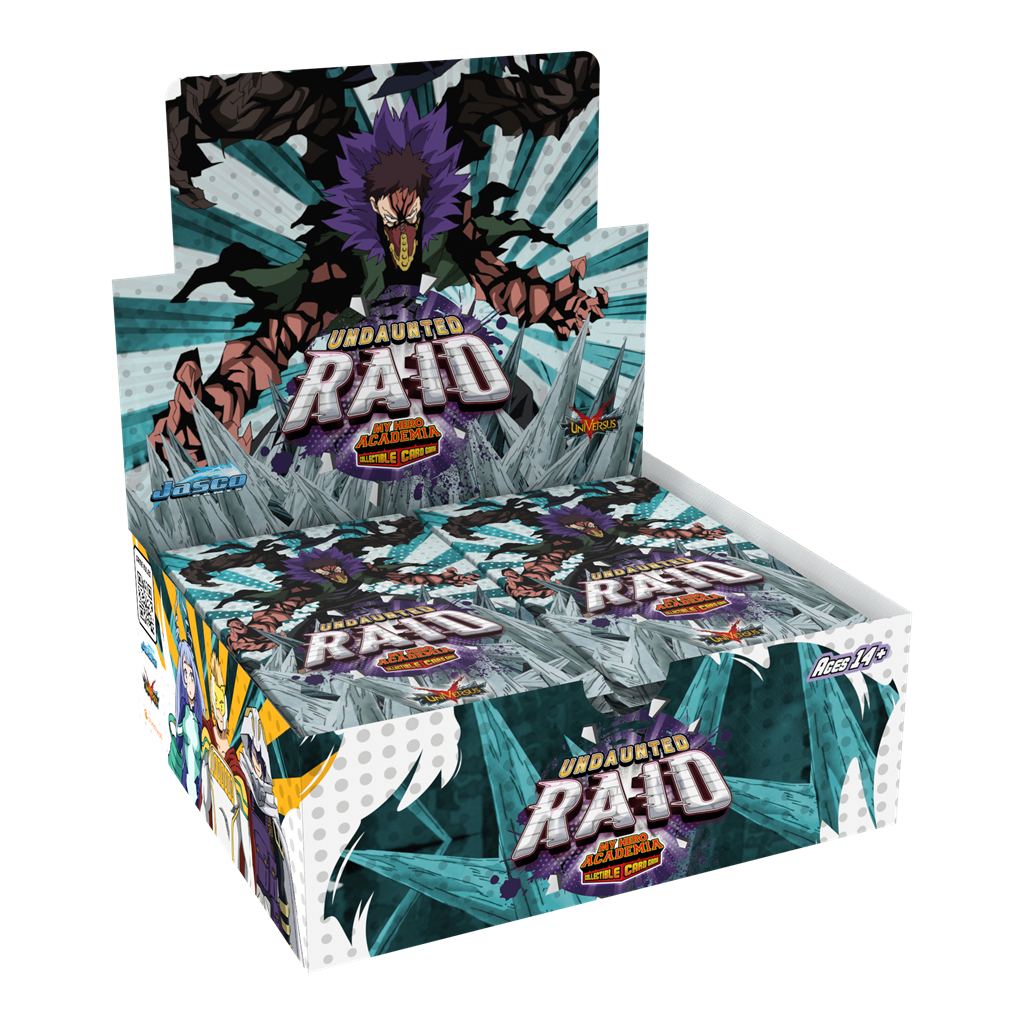MY HERO ACADEMIA JCC MHA05 - UNDAUNTED RAID BOOSTER DISPLAY (24 BOOSTERS) - EN