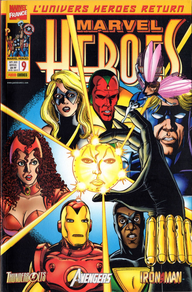 MARVEL HEROES V1 09 BAS LES MASQUES