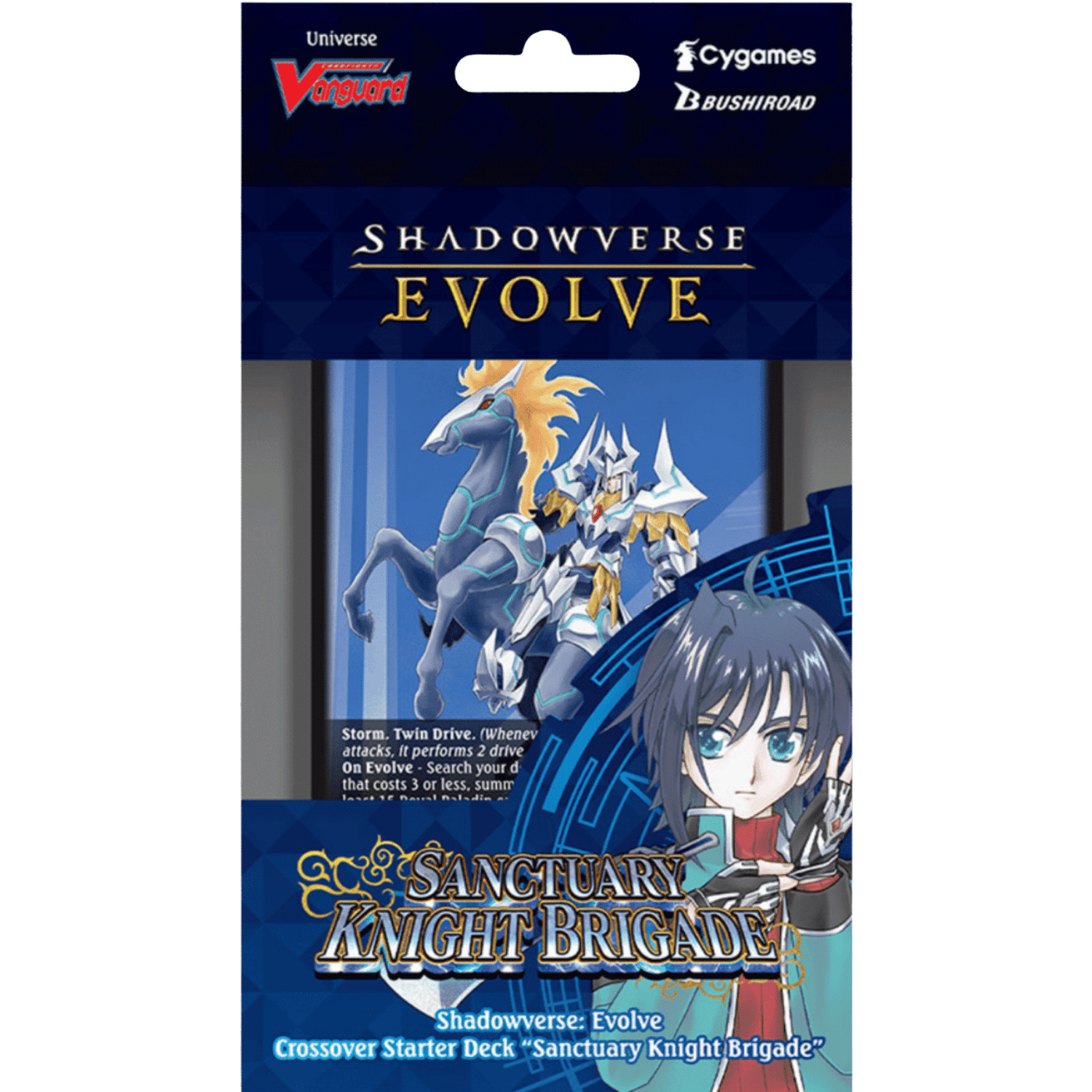 Visuel SHADOWVERSE EVOLVE CSD03A - CROSSOVER STARTER DECK - SANCTUARY KNIGHT BRIGADE EN