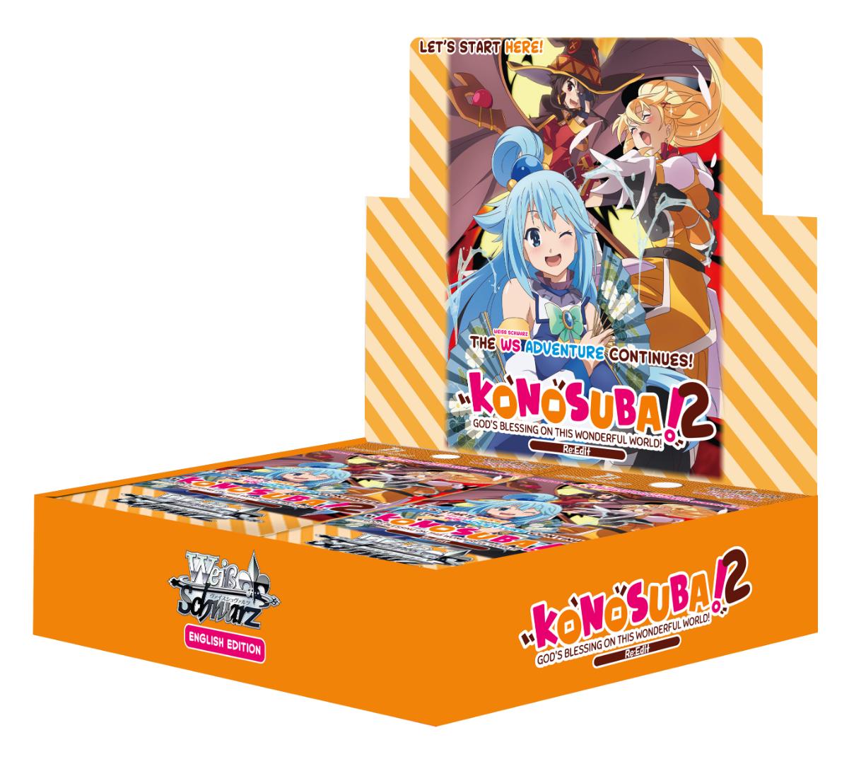 WEISS SCHWARZ [EN] - DISPLAY DE 12 BOOSTERS KONOSUBA 2 GOD'S BLESSING ON THIS WORDERFUL WORLD!