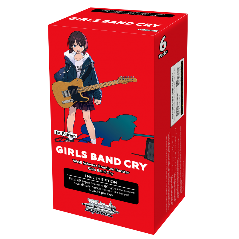 WEISS SCHWARZ - DISPLAY DE 6 PREMIUM BOOSTERS - GIRLS BAND CRY