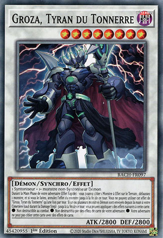 YGO [FR] BACH-FR097 GROZA, TYRAN DU TONNERRE (COMMUNE)