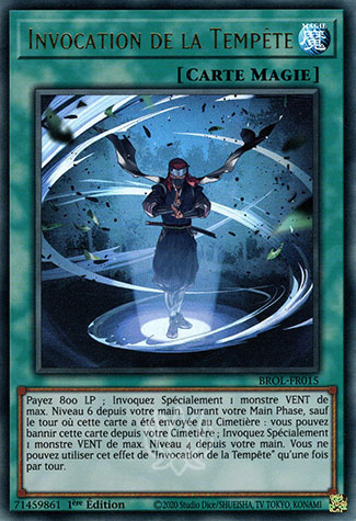 YGO [FR] BROL-FR015 INVOCATION DE LA TEMPETE (ULTRA RARE)