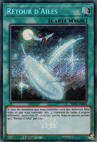 YGO [FR] BROL-FR016 RETOUR D'AILES (SECRET RARE)