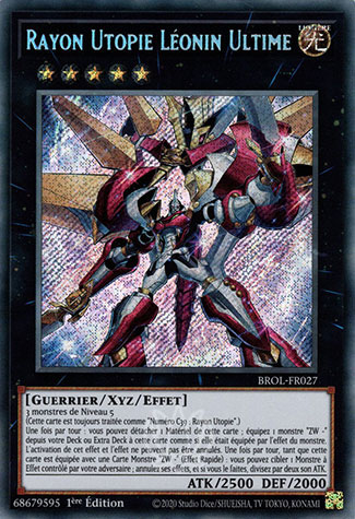 YGO [FR] BROL-FR027 RAYON UTOPIE LEONIN ULTIME (SECRET RARE)