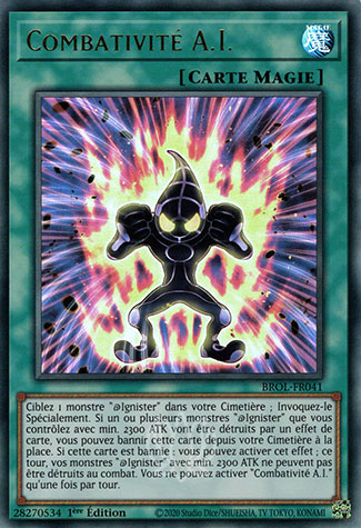 YGO [FR] BROL-FR041 COMBATIVITE A.I. (ULTRA RARE)