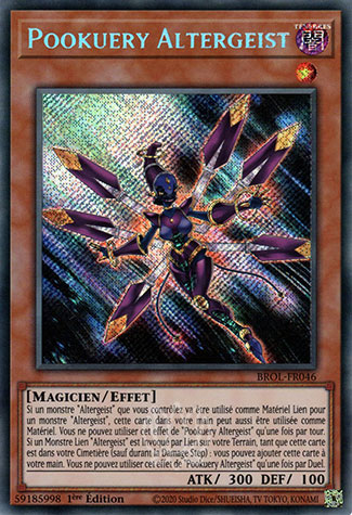 YGO [FR] BROL-FR046 POOKUERY ALTERGEIST (SECRET RARE)