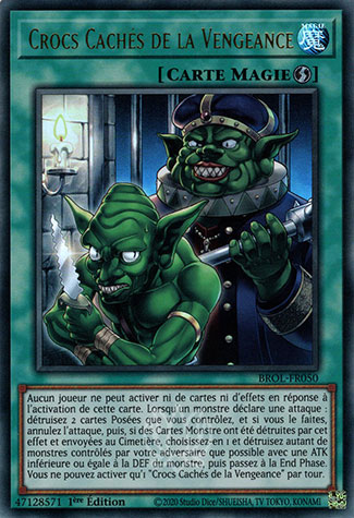 YGO [FR] BROL-FR050 CROCS CACHES DE LA VENGEANCE (ULTRA RARE)