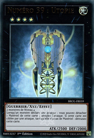 YGO [FR] BROL-FR059 NUMERO 39 : UTOPIE (ULTRA RARE)