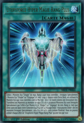 YGO [FR] BROL-FR060 UTOPIFORCE HYPER MAGIE-RANG-PLUS (ULTRA RARE)