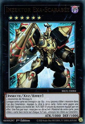YGO [FR] BROL-FR084 INZEKTOR EXA-SCARABEE (ULTRA RARE)