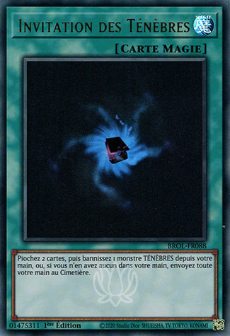 YGO [FR] BROL-FR088 INVITATION DES TENEBRES (ULTRA RARE)