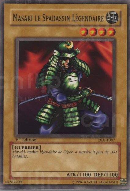 YGO [FR] DDJ-F007 MASAKI LE SPADASSIN L&Eacute;GENDAIRE (COMMUNE)