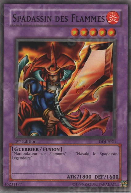YGO [FR] DDJ-F024 SPADASSIN DES FLAMMES (COMMUNE)