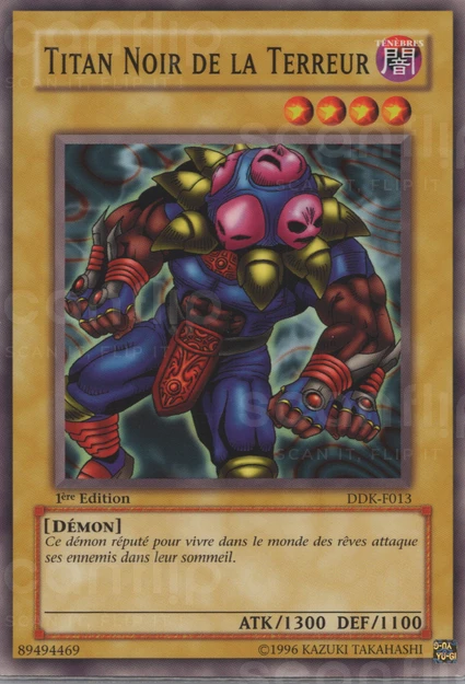YGO [FR] DDK-F013 TITAN NOIR DE LA TERREUR (COMMUNE)