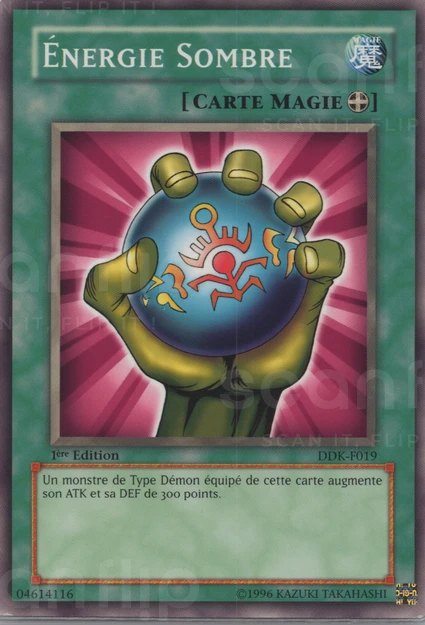 YGO [FR] DDK-F019 &Eacute;NERGIE SOMBRE (COMMUNE)