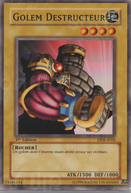 YGO [FR] DDK-F026 GOLEM DESTRUCTEUR (COMMUNE)