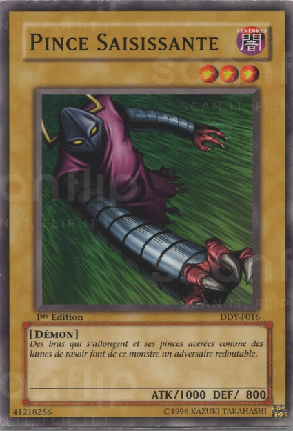 YGO [FR] DDY-F016 PINCE SAISISSANTE (COMMUNE)