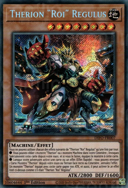 YGO [FR] DIFO-FR007 THERION "ROI" REGULUS (SECRETE RARE)